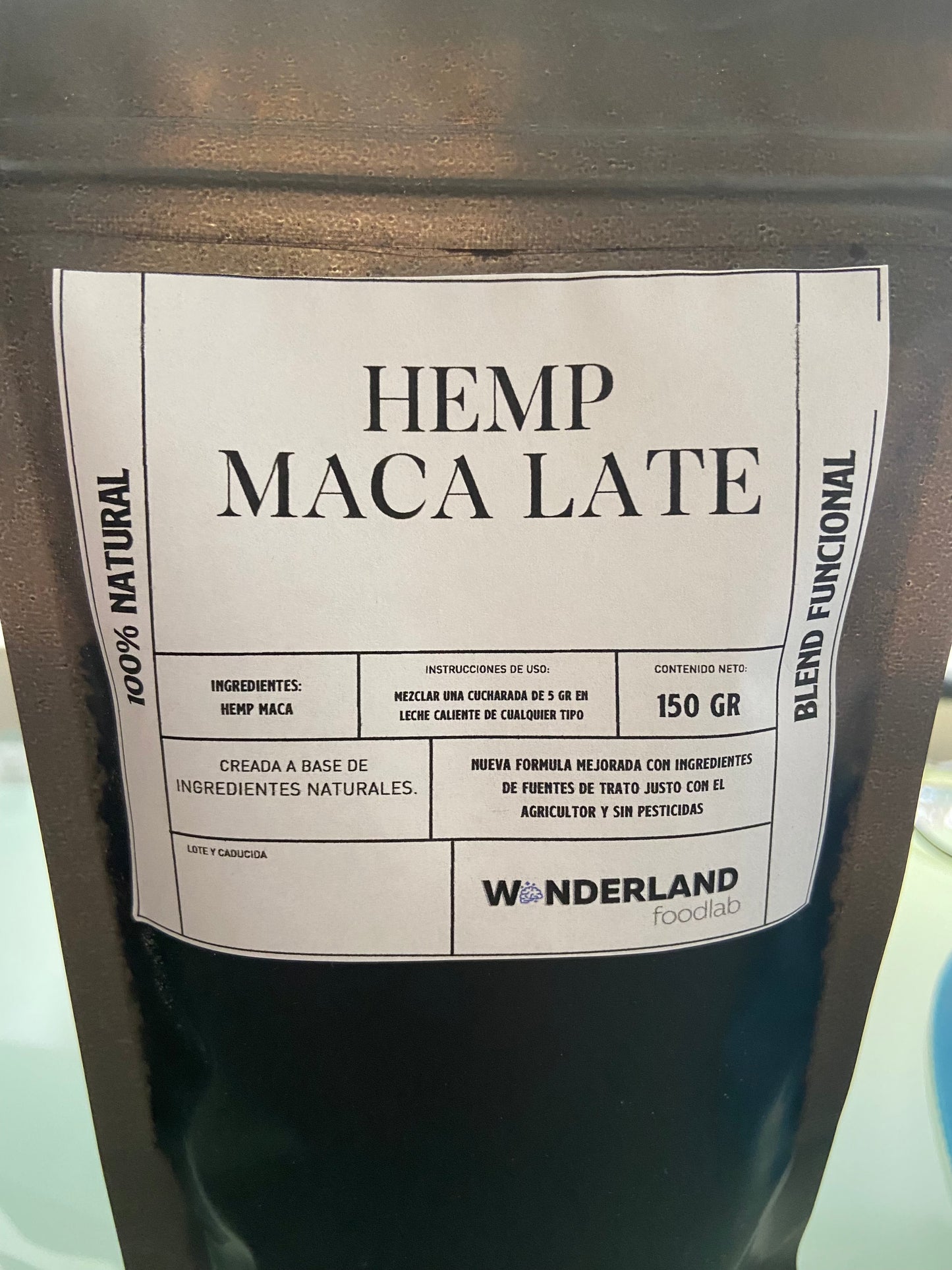 Hemp Maca Latte de Wonderland Foodlab